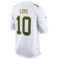 Punc GB.Packers #10 Jordan Love White Fashion Game Jersey American Stitched Jerseys