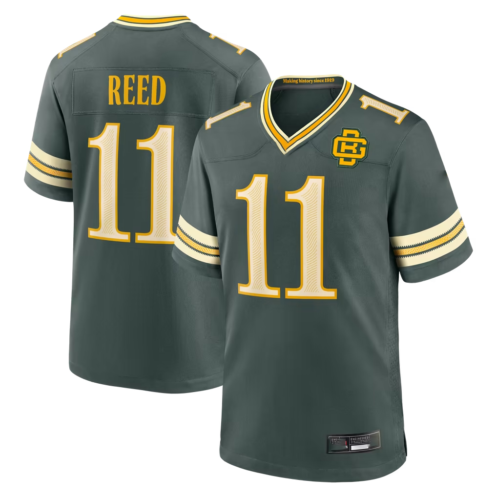 Punc GB.Packers #11 Jayden Reed Green  2026 Rivalries Collection Game Stitched Jerseys
