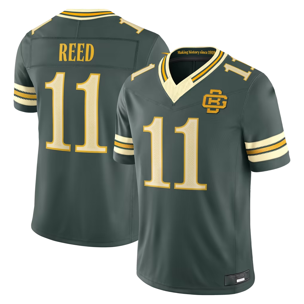 Punc GB.Packers #11 Jayden Reed Green  2026 Rivalries Collection Limited Stitched Jerseys