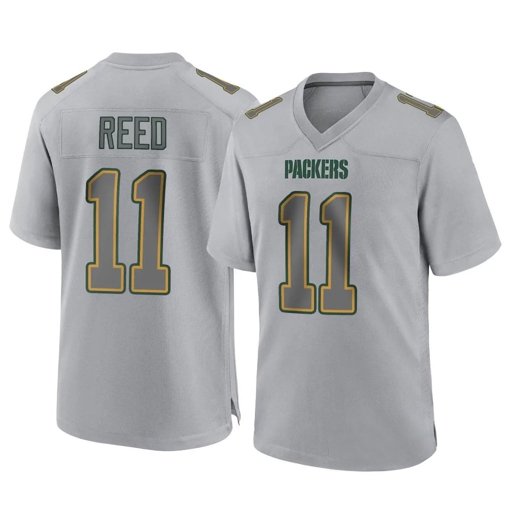Punc GB.Packers #11 Jayden Reed Player Gray Atmosphere Fashion Home Game Stitched Jerseys