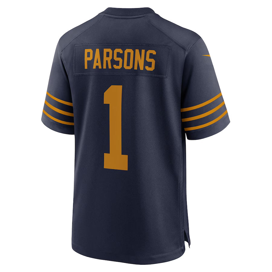 Punc GB.Packers #1 Micah Parsons Player Navy The 1923 Classic Home Game Stitched Jerseys