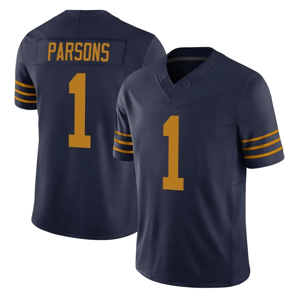 Punc GB.Packers #1 Micah Parsons Player Navy The 1923 Classic Vapor F.U.S.E. Home Game Stitched Jerseys
