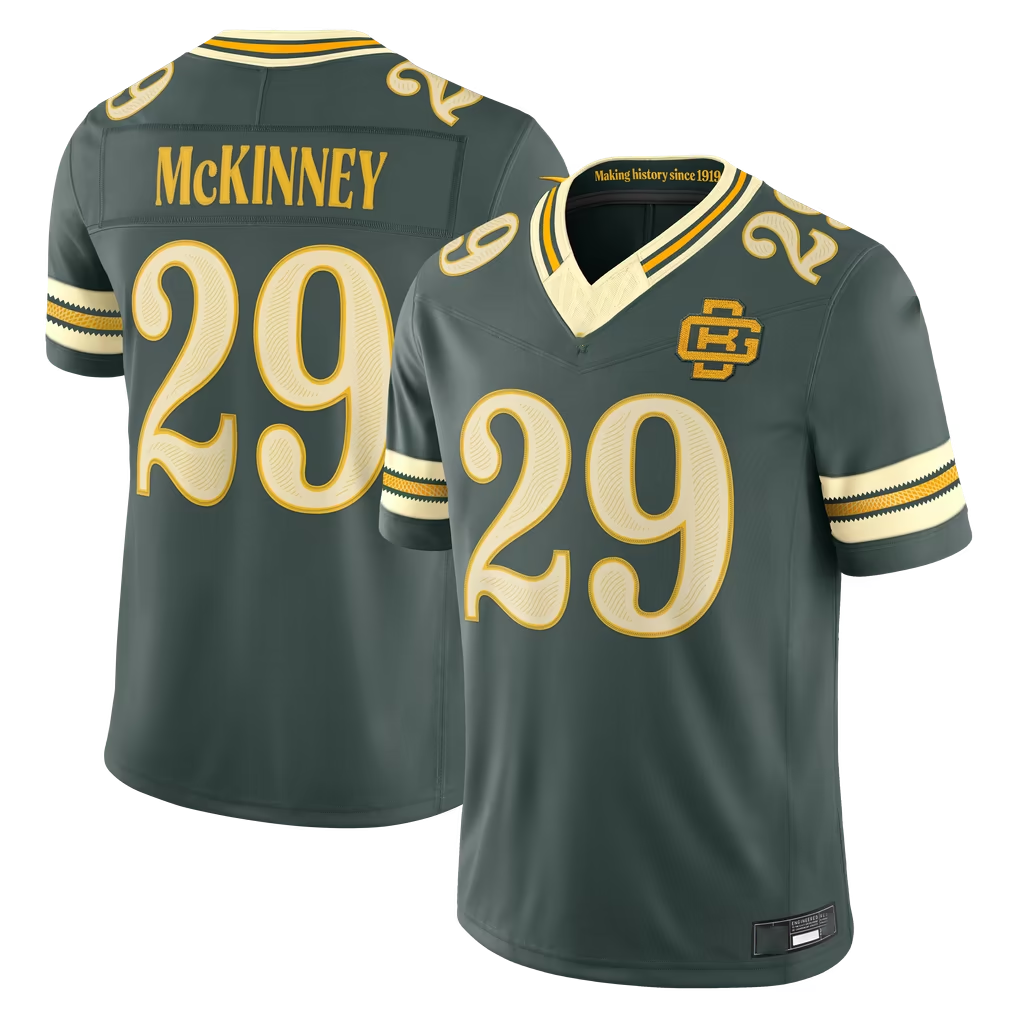Punc GB.Packers #29 Xavier McKinney Green 2026 Rivalries Collection Limited Stitched Jerseys