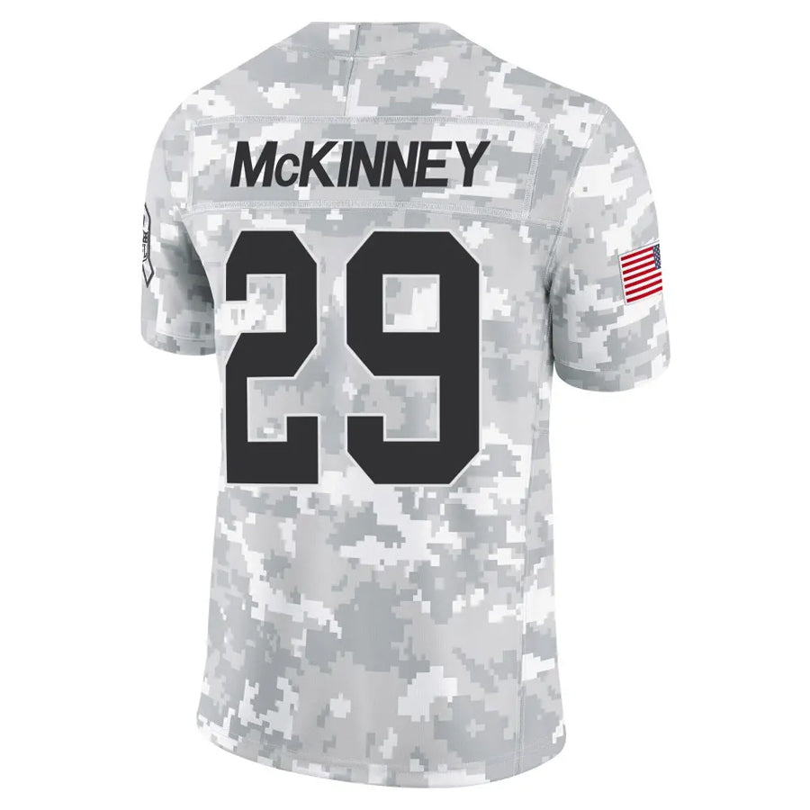 Punc GB.Packers #29 Xavier McKinney Player Arctic Camo Salute to Service Stitched Jerseys