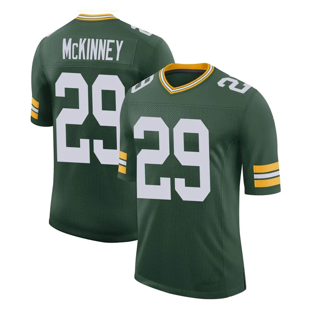 Punc GB.Packers #29 Xavier McKinney Player Green Limited Classic Home Game Stitched Jerseys