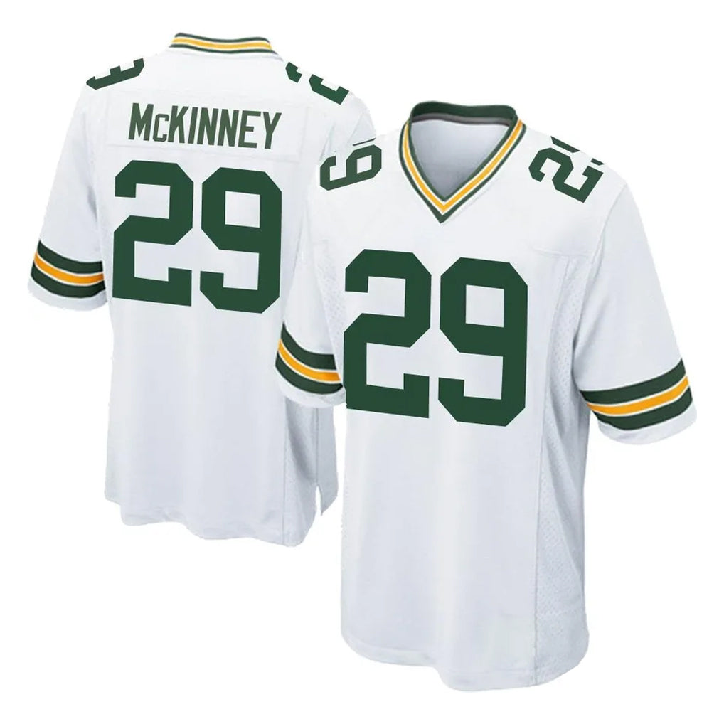 Punc GB.Packers #29 Xavier McKinney Player White Home Game Stitched Jerseys