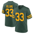 Punc GB.Packers #33 Evan Williams Player Green Alternate Home Game Stitched Jerseys