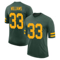 Punc GB.Packers #33 Evan Williams Player Green Alternate Vapor Home Game Stitched Jerseys