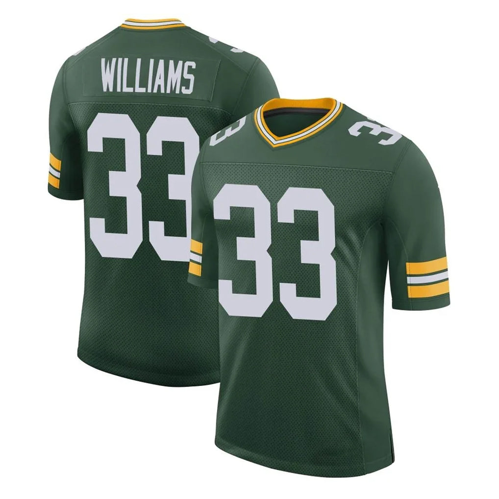 Punc GB.Packers #33 Evan Williams Player Green Limited Classic Home Game Stitched Jerseys