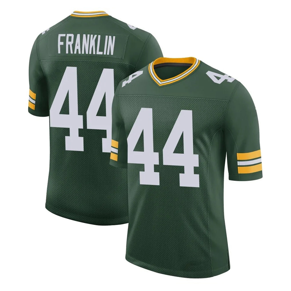 Punc GB.Packers #44 Zaire Franklin Player Green Limited Classic Home Game Stitched Jerseys