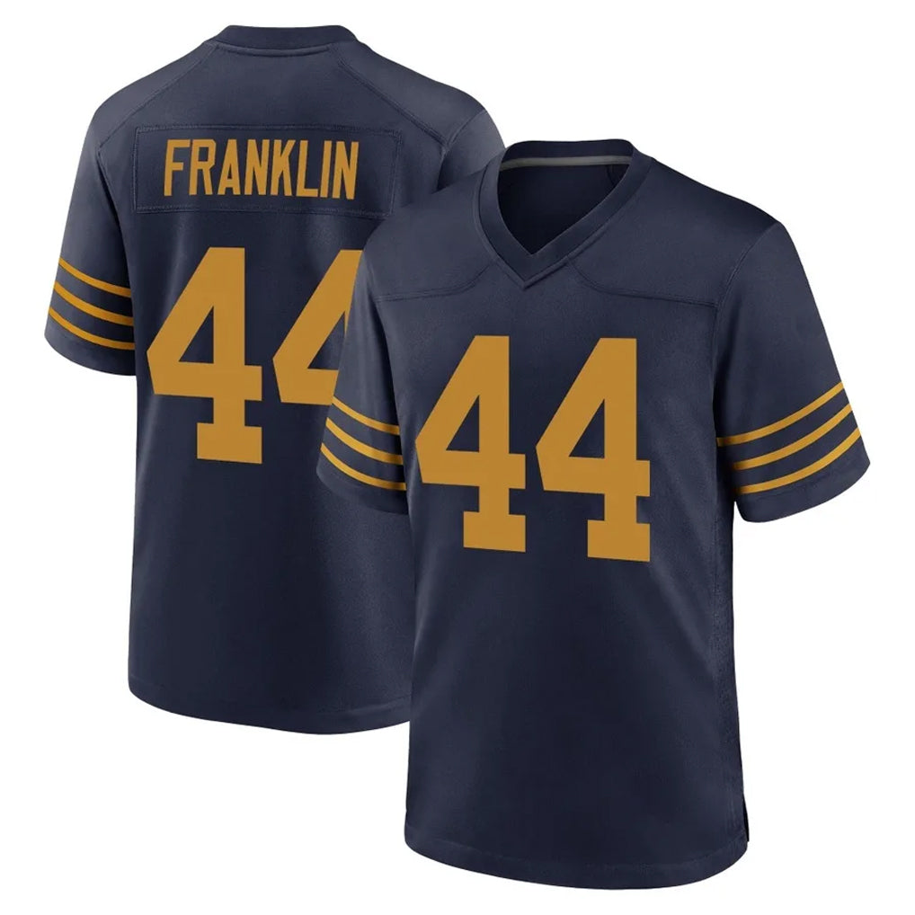 Punc GB.Packers #44 Zaire Franklin Player Navy The 1923 Classic Home Game Stitched Jerseys