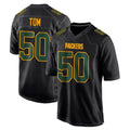 Punc GB.Packers #50 Zach Tom Player Black Fashion Home Game Stitched Jerseys