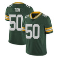 Punc GB.Packers #50 Zach Tom Player Green Vapor Untouchable Limited Home Game Stitched Jerseys