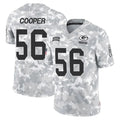Punc GB.Packers #56 Edgerrin Cooper Player Arctic Camo Salute To Service Limited Stitched Jerseys