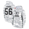 Punc GB.Packers #56 Edgerrin Cooper Player Arctic Camo Salute to Service Hoodies Limited Game Stitched Jerseys
