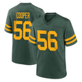 Punc GB.Packers #56 Edgerrin Cooper Player Green Alternate Home Game Stitched Jerseys