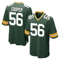 Punc GB.Packers #56 Edgerrin Cooper Player Green Home Game Stitched Jerseys