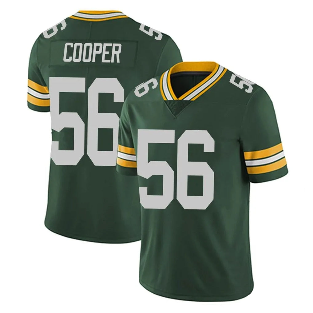 Punc GB.Packers #56 Edgerrin Cooper Player Green Vapor Untouchable Limited Home Game Stitched Jerseys