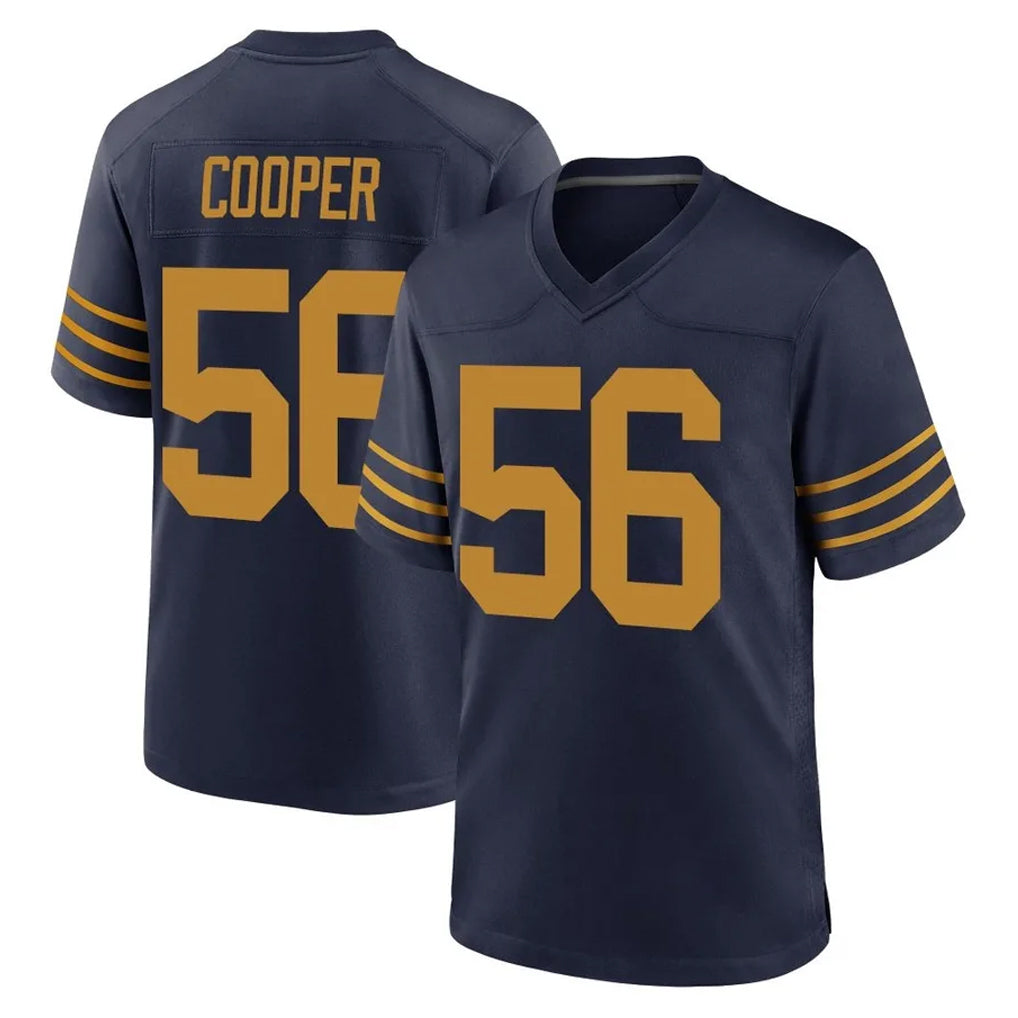 Punc GB.Packers #56 Edgerrin Cooper Player Navy The 1923 Classic Home Game Stitched Jerseys