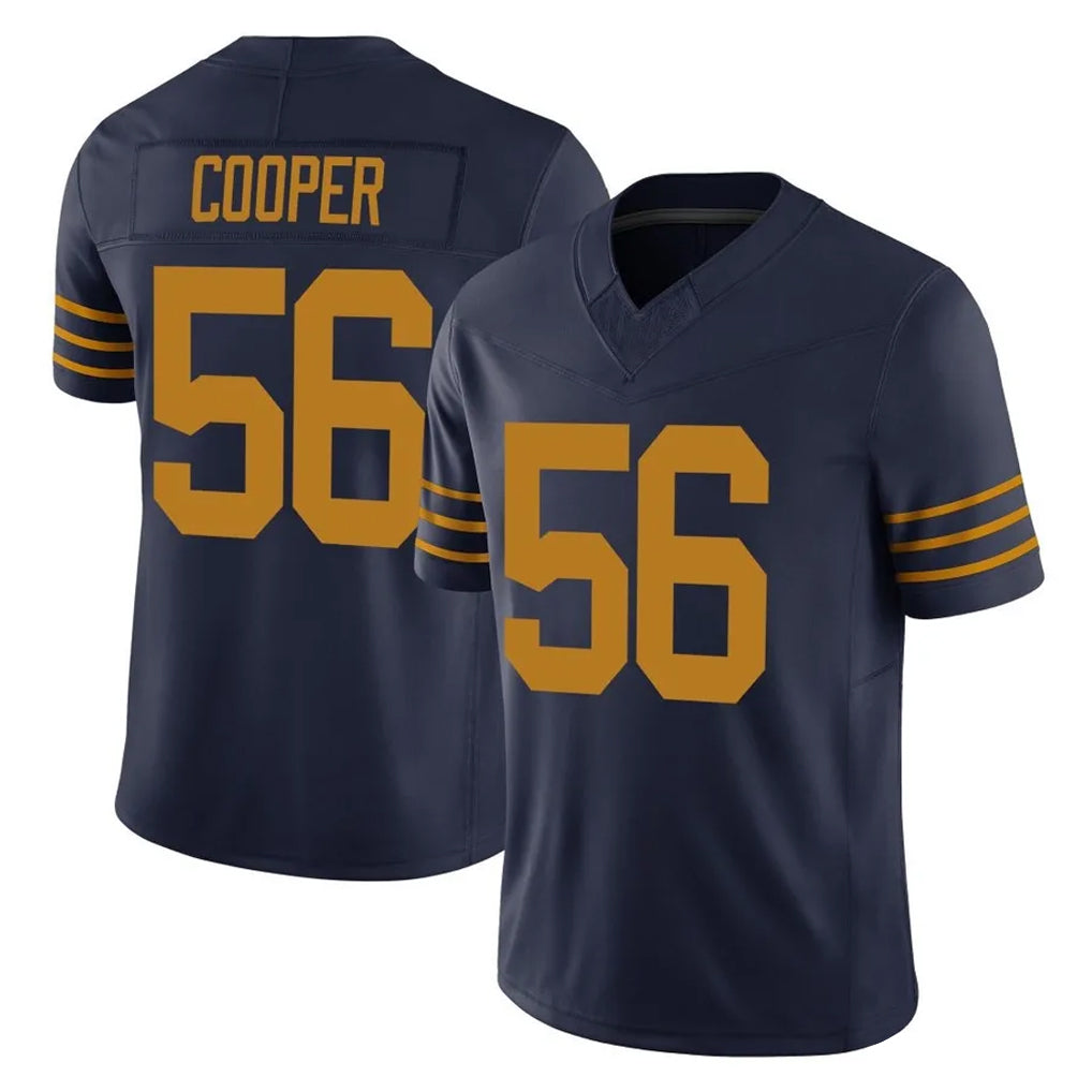 Punc GB.Packers #56 Edgerrin Cooper Player Navy The 1923 Classic Vapor F.U.S.E. Home Game Stitched Jerseys