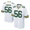 Punc GB.Packers #56 Edgerrin Cooper Player White Home Game Stitched Jerseys