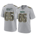 Punc GB.Packers #85 Tucker Kraft Player Gray Atmosphere Fashion Home Game Stitched Jerseys