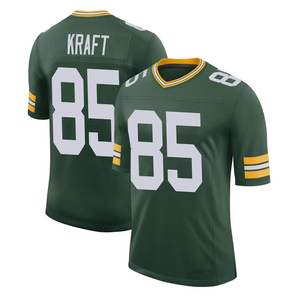 Punc GB.Packers #85 Tucker Kraft Player Green Limited Classic Home Game Stitched Jerseys