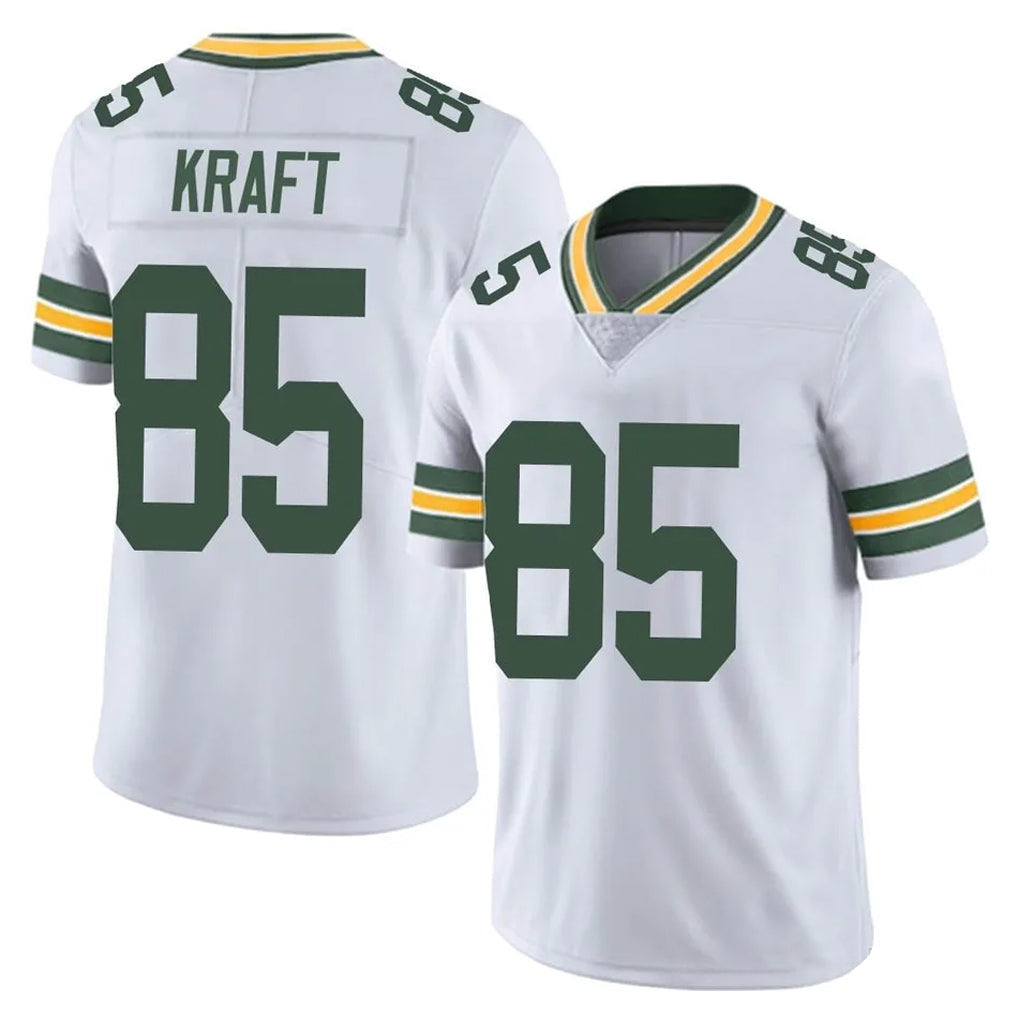 Punc GB.Packers #85 Tucker Kraft Player White Vapor Untouchable Limited Home Game Stitched Jerseys