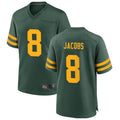 Punc GB.Packers #8 Josh Jacobs Player Green Home Replica Stitched Jerseys