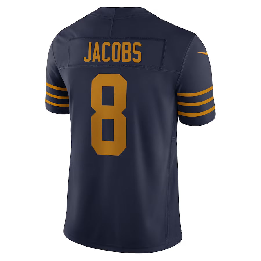 Punc GB.Packers #8 Josh Jacobs Player Navy The 1923 Classic Vapor F.U.S.E. Limited Game Stitched Jerseys
