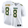 Punc GB.Packers #8 Josh Jacobs Player White Fashion Game Stitched Jerseys