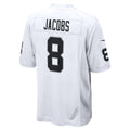 Punc GB.Packers #8 Josh Jacobs Player White Home Game Stitched Jerseys