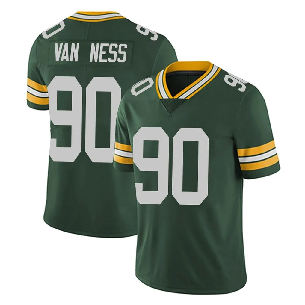 Punc GB.Packers #90 Lukas Van Ness Player Green Vapor Untouchable Limited Home Game Stitched Jerseys