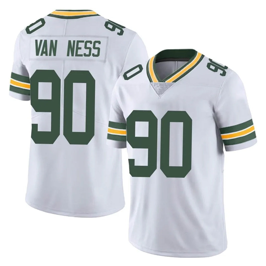 Punc GB.Packers #90 Lukas Van Ness Player White Vapor Untouchable Limited Home Game Stitched Jerseys