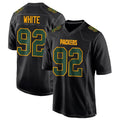 Punc GB.Packers #92 Reggie White Player Black Fashion Game Stitched Jerseys