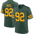 Punc  GB.Packers #92 Reggie White Player Limited Green Alternate Vapor Stitched Jerseys