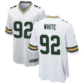 Punc GB.Packers #92 Reggie White Player White Home Game Stitched Jersey