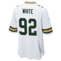 Punc GB.Packers #92 Reggie White Player White Home Game Stitched Jerseys