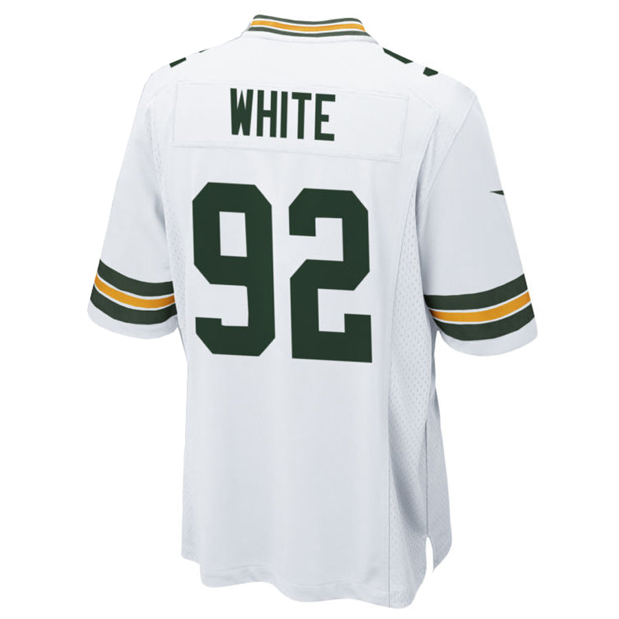 Punc GB.Packers #92 Reggie White Player White Home Game Stitched Jerseys