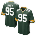 Punc GB.Packers #95 Devonte Wyatt Player Green Home Game Stitched Jerseys