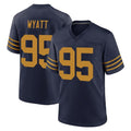 Punc GB.Packers #95 Devonte Wyatt Player Navy The 1923 Classic Home Game Stitched Jerseys