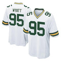 Punc GB.Packers #95 Devonte Wyatt Player White Home Game Stitched Jerseys
