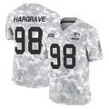 Punc GB.Packers #98 Javon Hargrave Player Arctic Camo Salute To Service Limited Stitched Jerseys
