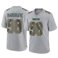 Punc GB.Packers #98 Javon Hargrave Player Gray Atmosphere Fashion Home Game Stitched Jerseys