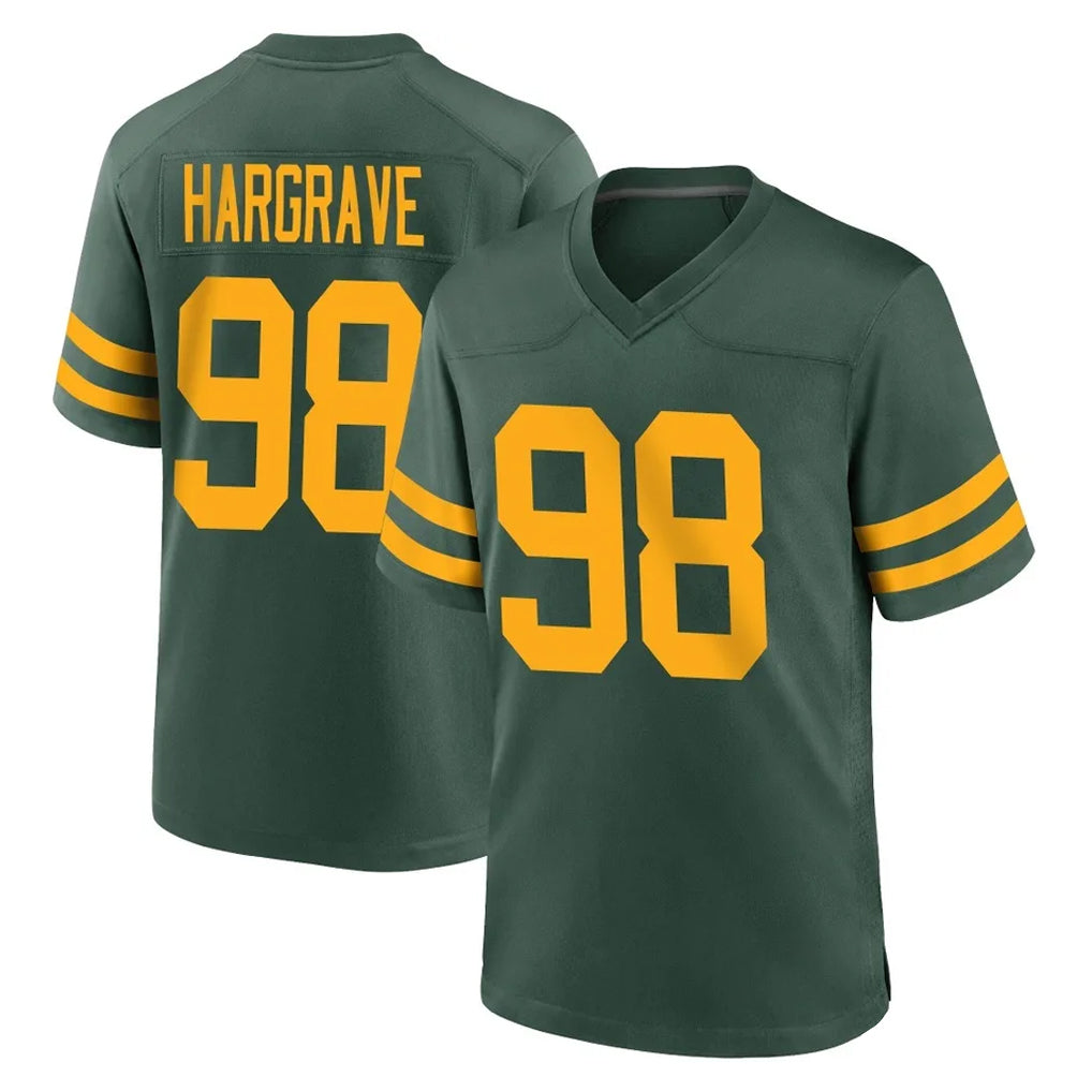 Punc GB.Packers #98 Javon Hargrave Player Green Alternate Home Game Stitched Jerseys