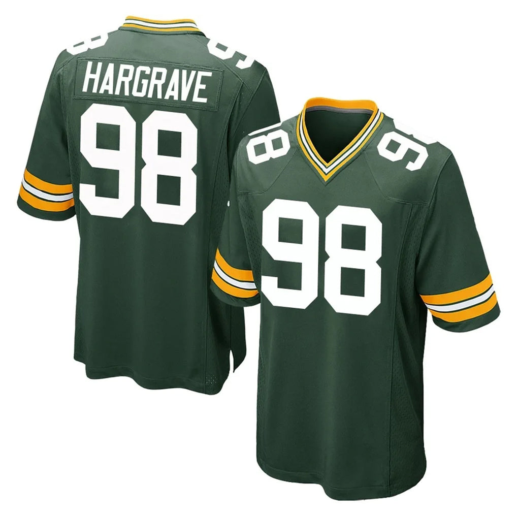 Punc GB.Packers #98 Javon Hargrave Player Green Home Game Stitched Jerseys