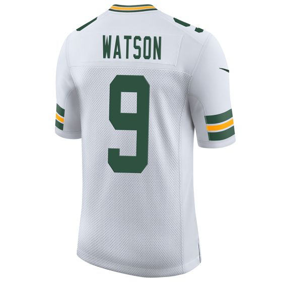 Punc GB.Packers #9 Christian Watson Away Limited Stitched Jerseys