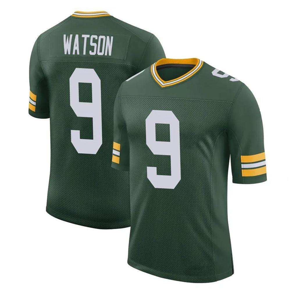Punc GB.Packers #9 Christian Watson Player Green Limited Classic Home Game Stitched Jerseys