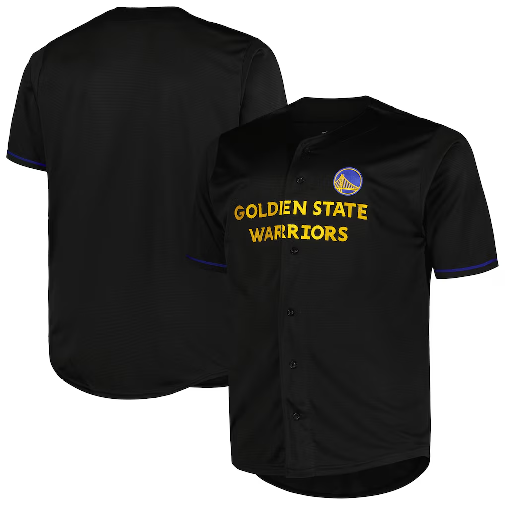 Punc G.State Warriors Profile Black Big & Tall Pop Jerseys