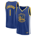 Punc G.State Warriors #1 Yaxel Lendeborg Royal 2026  Draft First Round Pick Fast Break Jerseys - Icon Edition